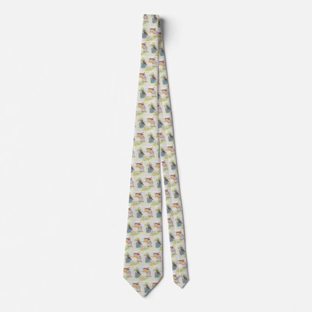 Hey Diddle Diddle The Cat and the Fiddle Rhyme Tie (Front)