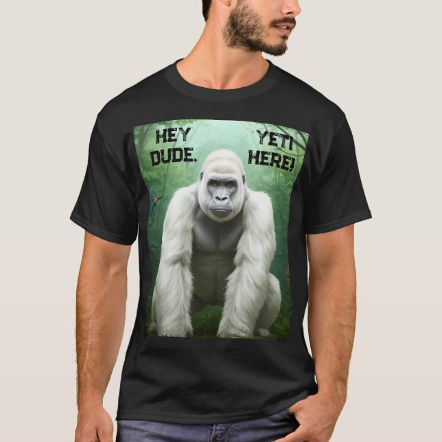 Hey Dude YETI Ici T-shirt (Devant)