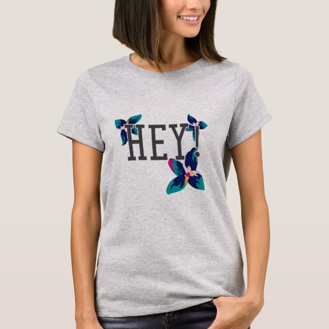 Hey! Flower T-Shirt (Front)