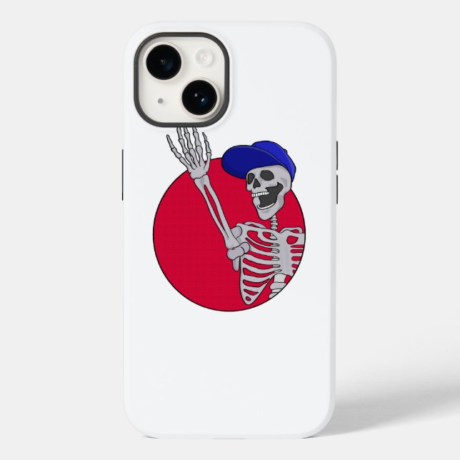 Hey Friends Cool and Funny Skeleton Case-Mate iPhone Case (Back)