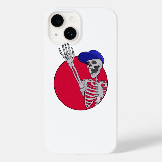 Hey Friends Cool and Funny Skeleton Case-Mate iPhone Case (Back)