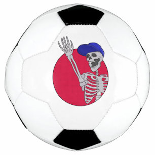 Hey Friends Cool and Funny Skeleton Soccer Ball