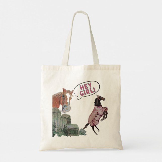 hey girl! T-Shirt Tote Bag (Back)