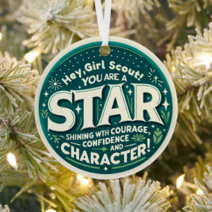 Hey Girl, You are a STAR! Scout Ornament