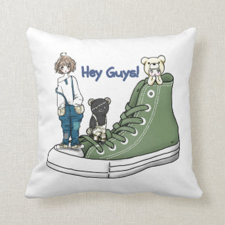 hey Guys Throw Pillow