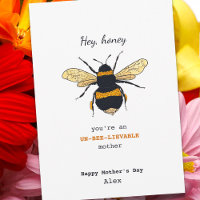 Hey Honey Sweet Bee Mother's Day From Husband
