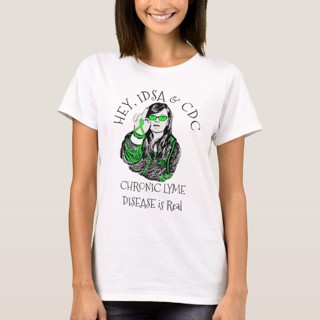 Hey,  IDSA & CDC Lyme Disease Shirt (Front)