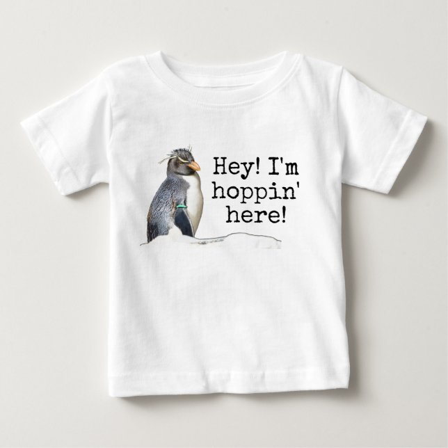 Hey! I'm Hoppin' here! Rockhopper Penguin Shirt (Front)