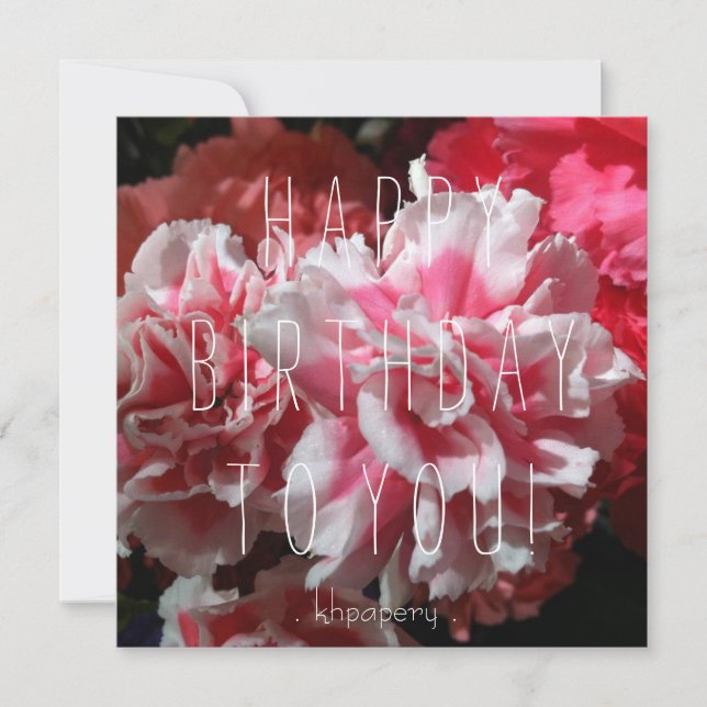 Hey jolie fille ! Carte d'anniversaire (Devant)