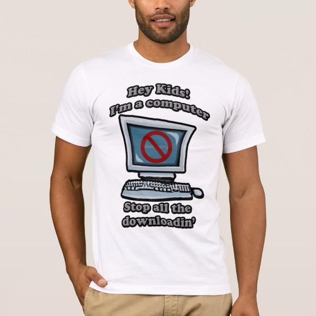 Hey kids! Im a Computer T-Shirt (Front)