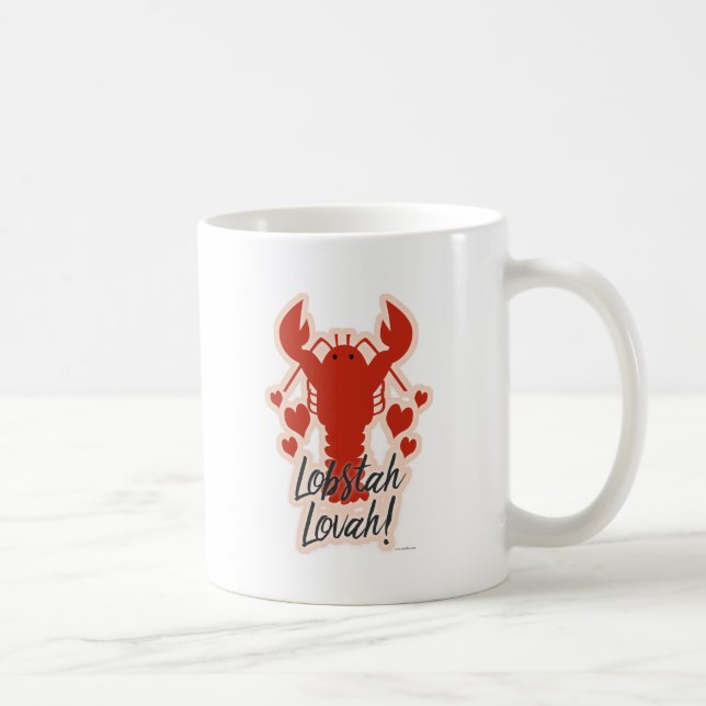 Hey Lobster Lover Funny Shellfish Motto Coffee Mug (Right)