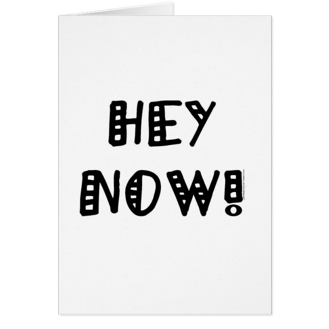 Hey Now! (Front)