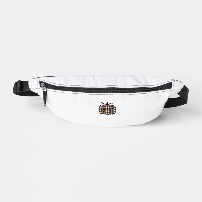 Hey Pumpkin Buffalo Plaid for Fall Autumn Thanksgi Fanny Pack (Front)