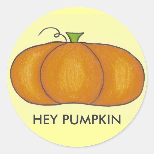 Hey Pumpkin Stickers (Front)