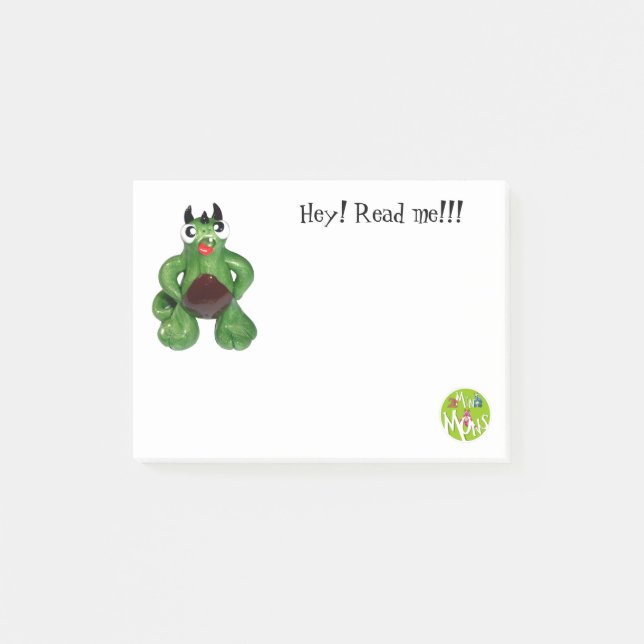 Hey! Read me! Post-it® Notes 4 x 3 (Front)