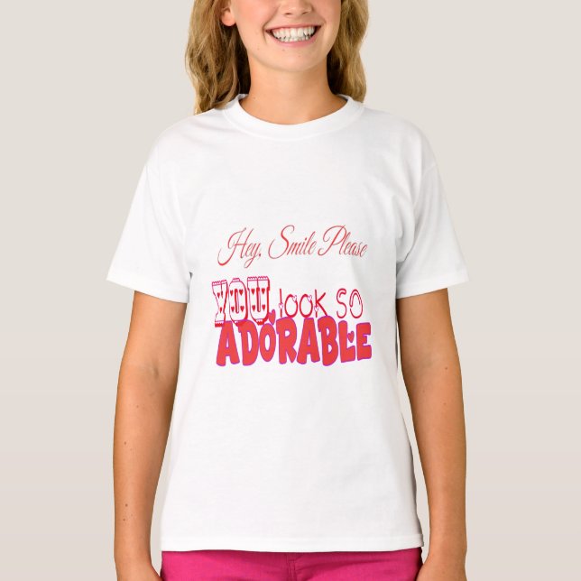 Hey smile please T-Shirt (Front)