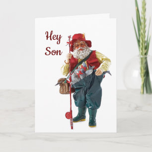 HEY SON, HOPE YOUR BIRTHDAY IS LIKE A DAY FISHING HOLIDAY CARD