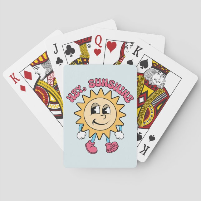 Hey, Sunshine - Summer Vibes Playing Cards (Back)