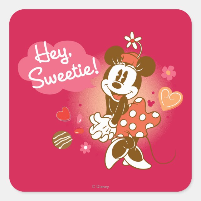 Hey Sweetie! Square Sticker (Front)