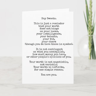 Hey Sweets Greeting Card