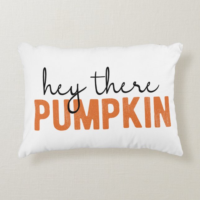 Hey There Citrouille Fall Coussin (Devant)