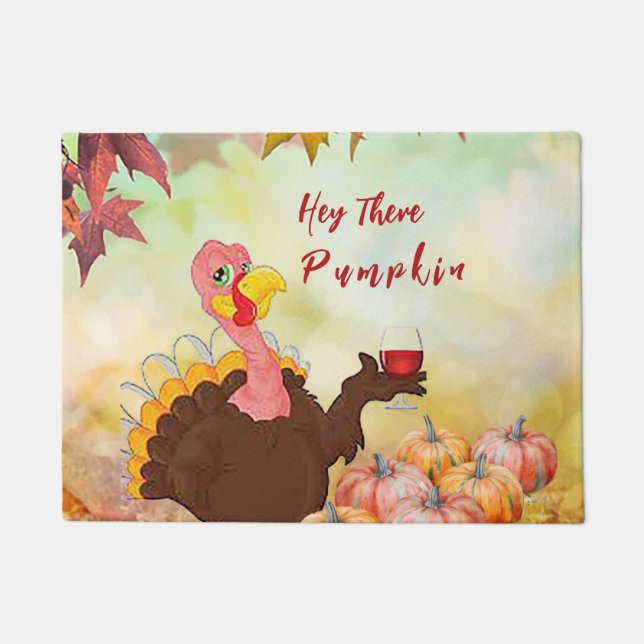 Hey There Pumpkin Doormat (Front)