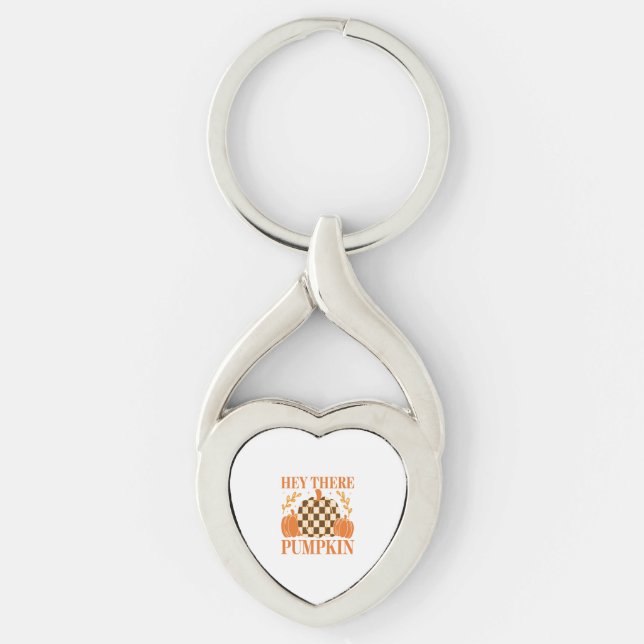 Hey There Pumpkin Keychain (Front)