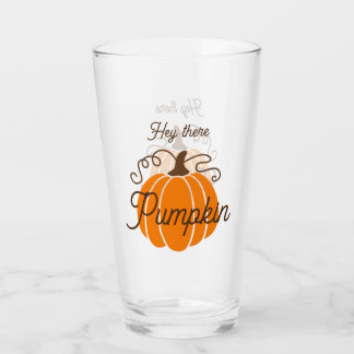 Hey there Pumpkin Trinkglas Glass