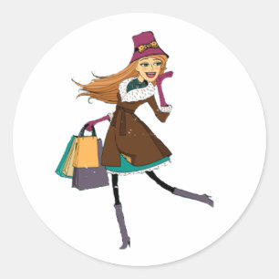 Hey There Sticker Girl