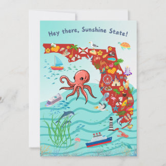 Hey There, Sunshine State Invitation