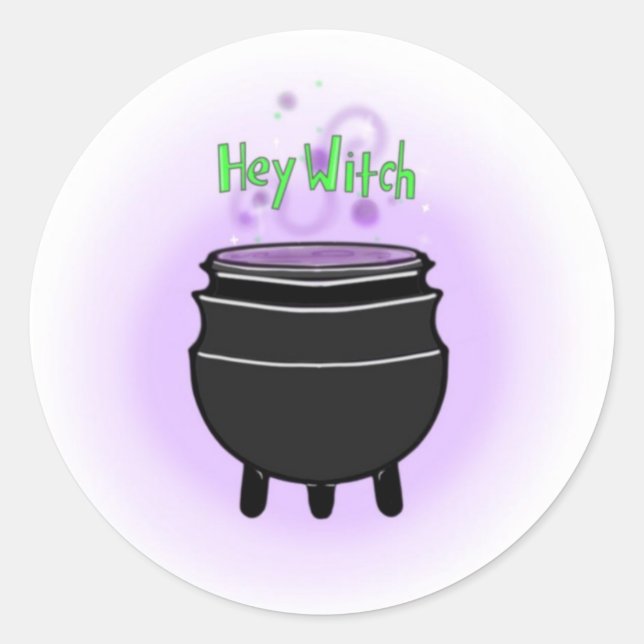 Hey Witch Sticker (Front)
