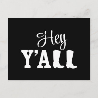 Hey Y’all Postcard