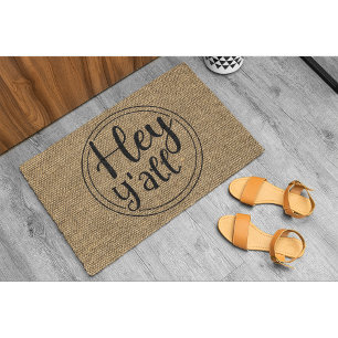 Hey Y'all Welcome Doormat