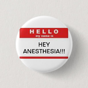 Hey you!! 1 inch round button