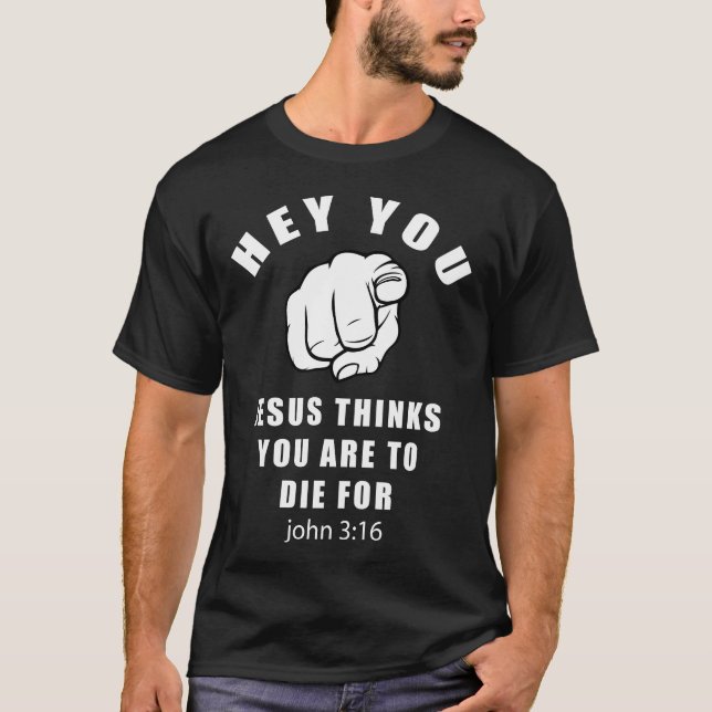 HEY YOU MEN! T-Shirt (Front)