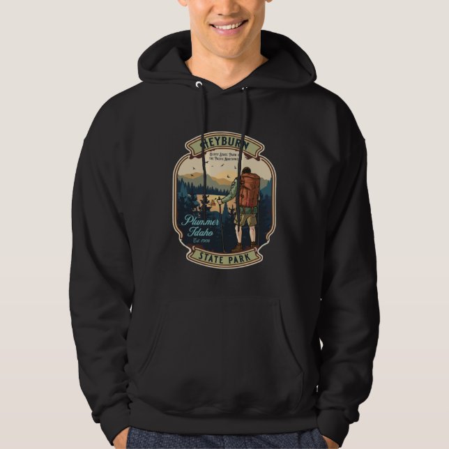 Heyburn State Park Plummer Idaho Hiking Camping So Hoodie (Front)