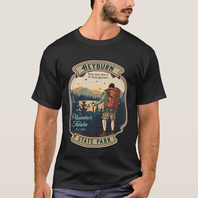 Heyburn State Park Plummer Idaho Hiking Camping So T-Shirt (Front)
