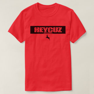 HeyCuz Outdoors Block Design With Deer T-Shirt