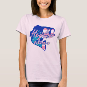 HeyCuz Outdoors Logo Pink Version T-Shirt