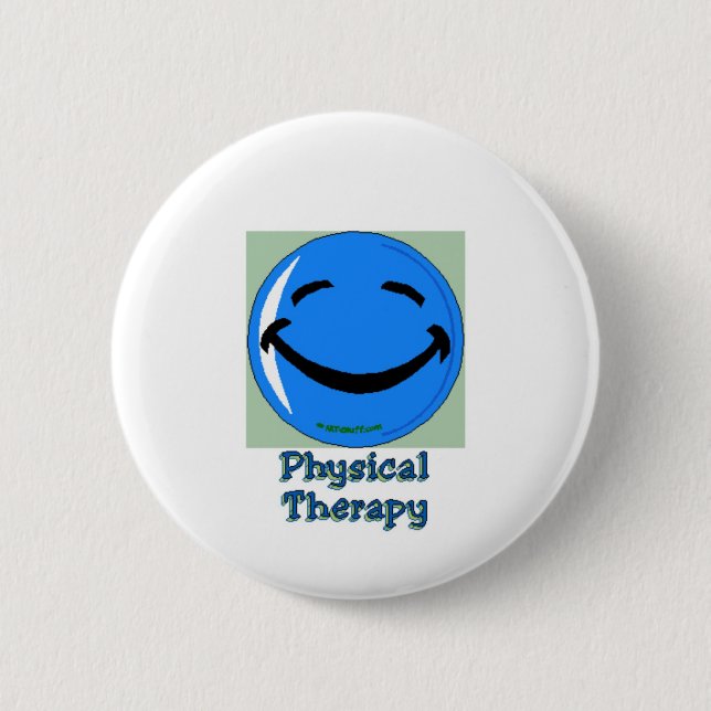 HF Physical Therapy 2 Inch Round Button (Front)