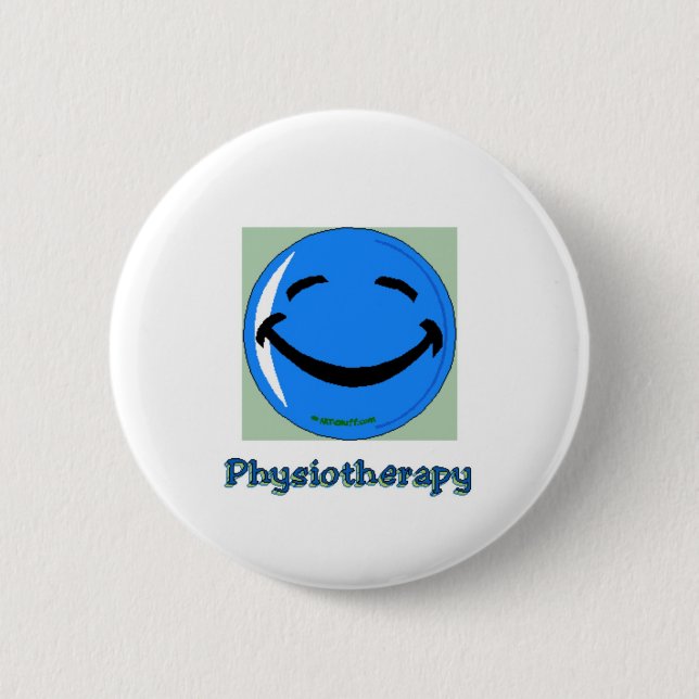 HF Physiotherapy 2 Inch Round Button (Front)