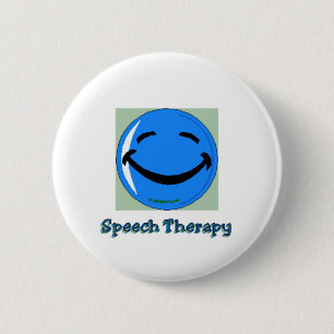 HF Speech Therapy 2 Inch Round Button