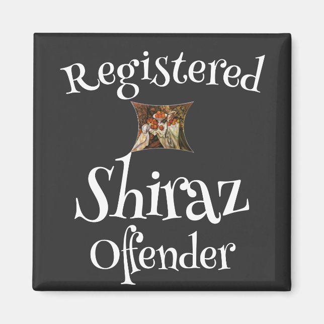 HG FW FV Registered Shiraz Offender Magnet (Front)