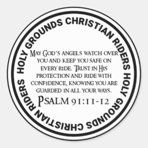HG_Psalm91_Sticker Classic Round Sticker