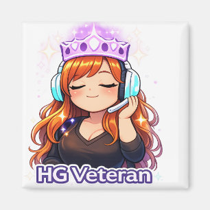 HG Veteran: Elite Crown Avatar Magnet