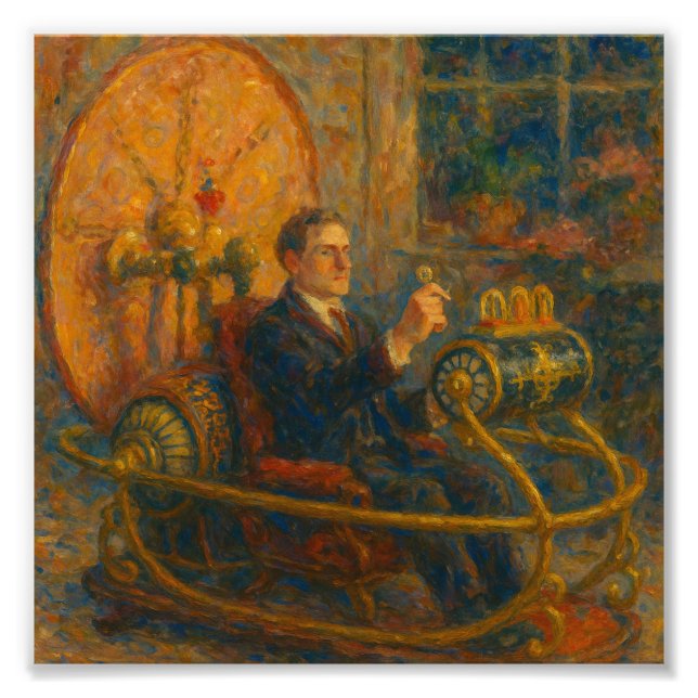 HG Wells' The Time Machine Photo Print (Front)