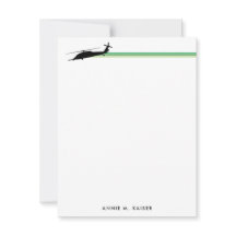 HH-60 Pave Hawk Helicopter Striped Custom Notepad