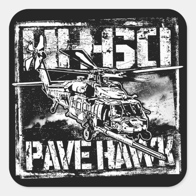 HH-60 Pave Hawk Square Stickers Sticker (Front)