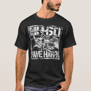 HH-60 pavent le T-shirt foncé de base du T-shirt