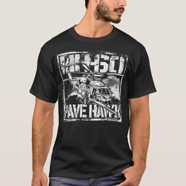 HH-60 pavent le T-shirt foncé de base du T-shirt (Devant)